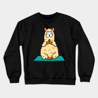 Llama Yoga Crewneck Sweatshirt